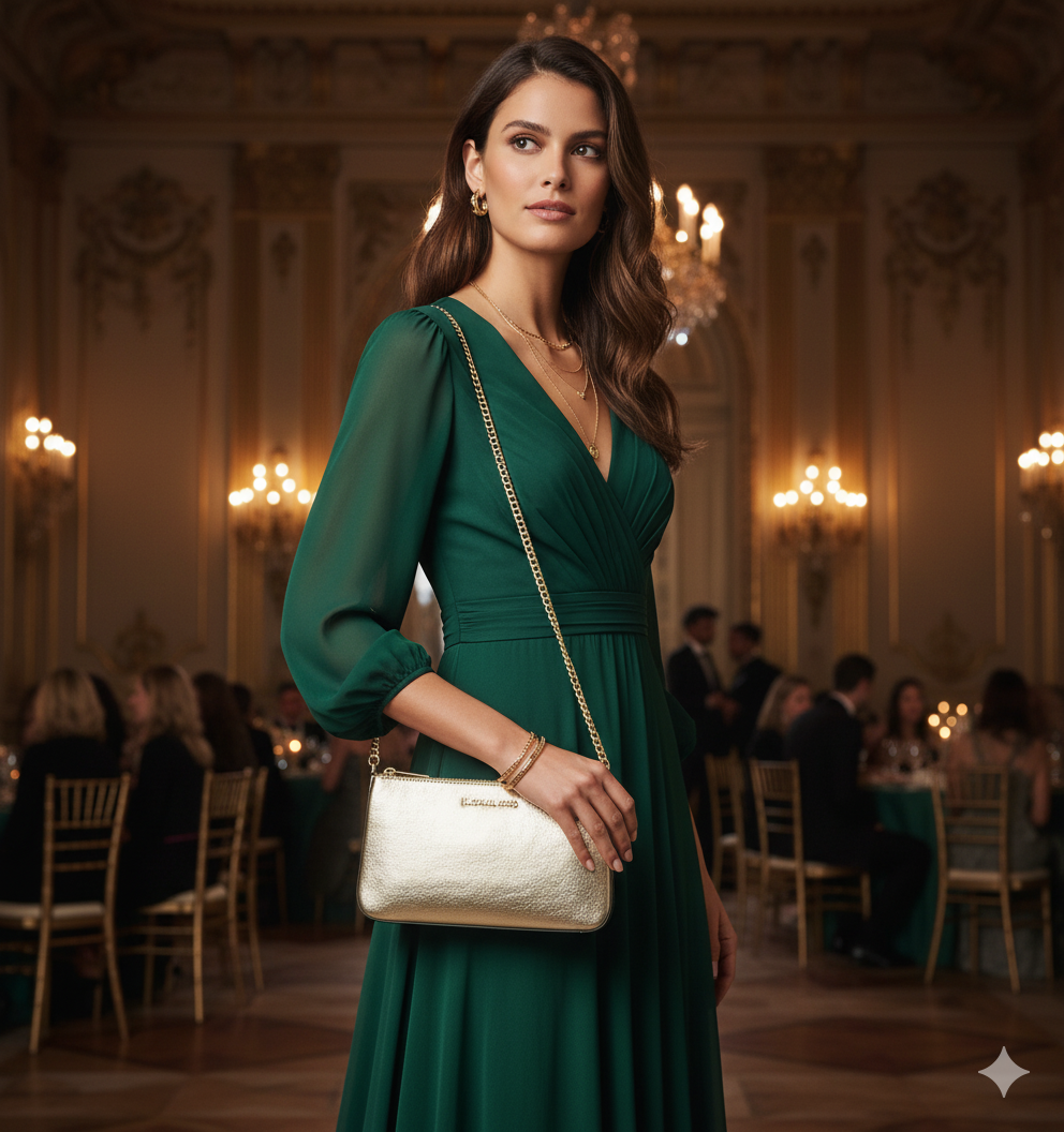 Cartera Michael Kors Crossbody Jet set cadena colgando