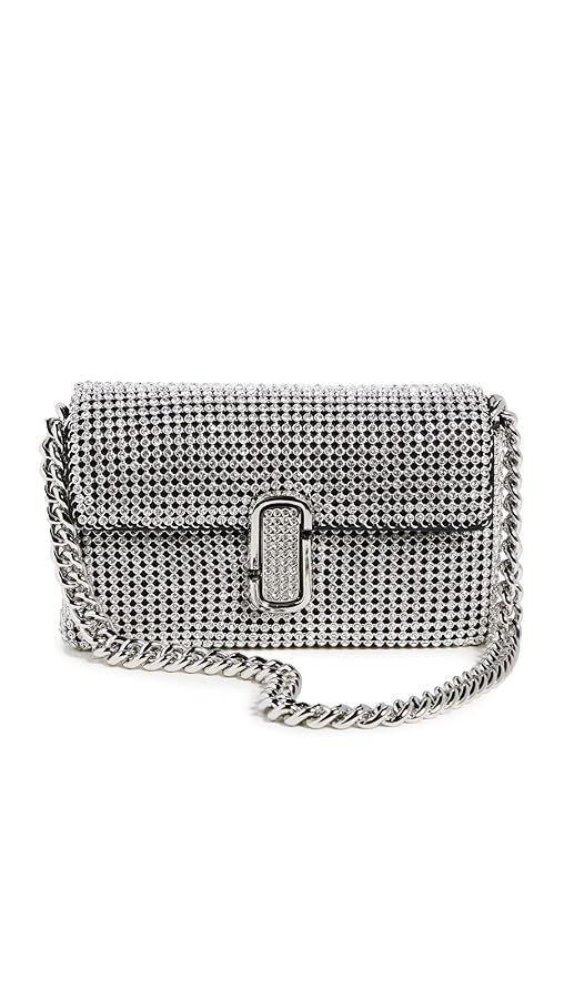Cartera Marc Jacobs The Rhinestone Plateado