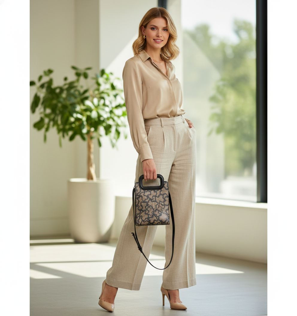 Bolso Tous Pop Kaos Icon monograma Negro