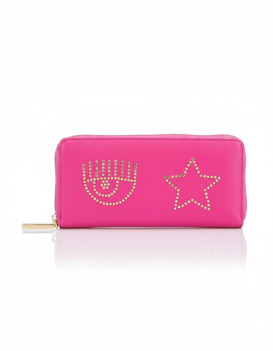 Billetera Chiara Ferragni Fucsia - Iconic Eye