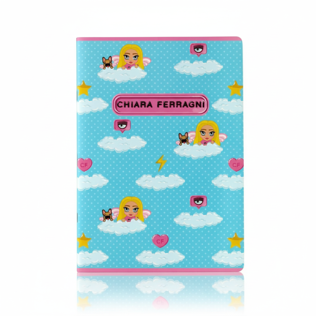 Cuaderno Chiara Ferragni A5 Celeste