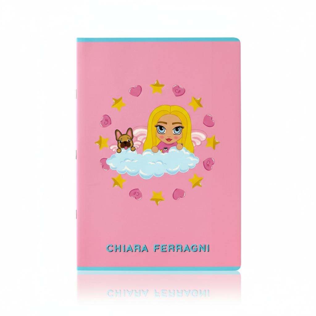 Cuaderno Chiara Ferragni A5 Rosa