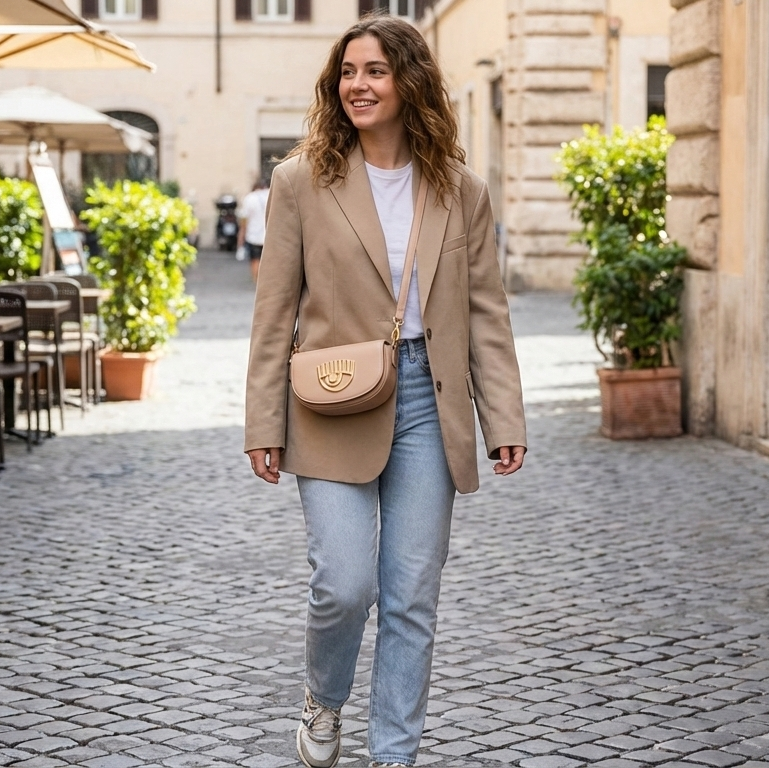 Cartera Chiara Ferragni Eyelike Moon nude