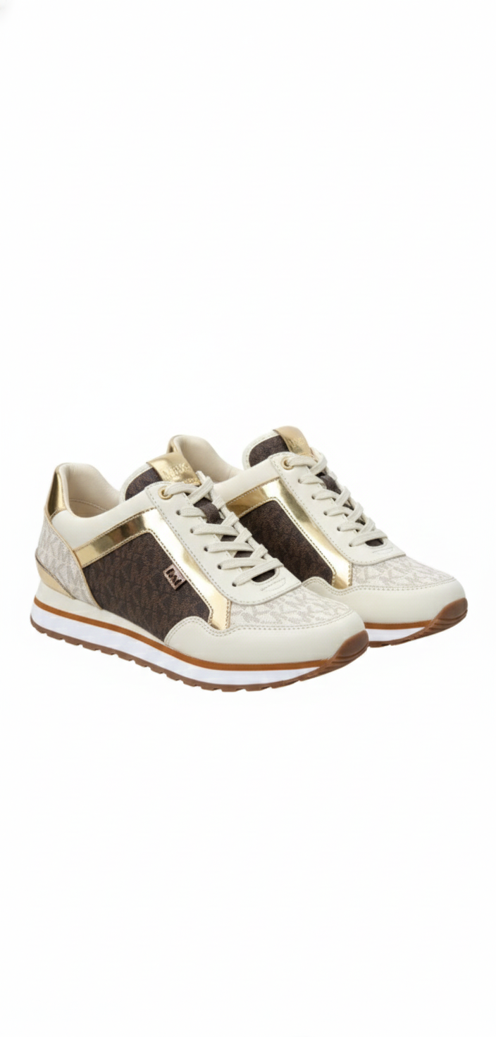 Zapatillas Michael Kors Maddy cafe letras