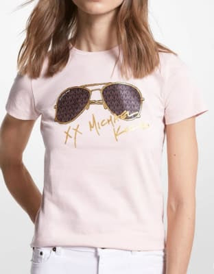 Polera Michael Kors Rosada lentes
