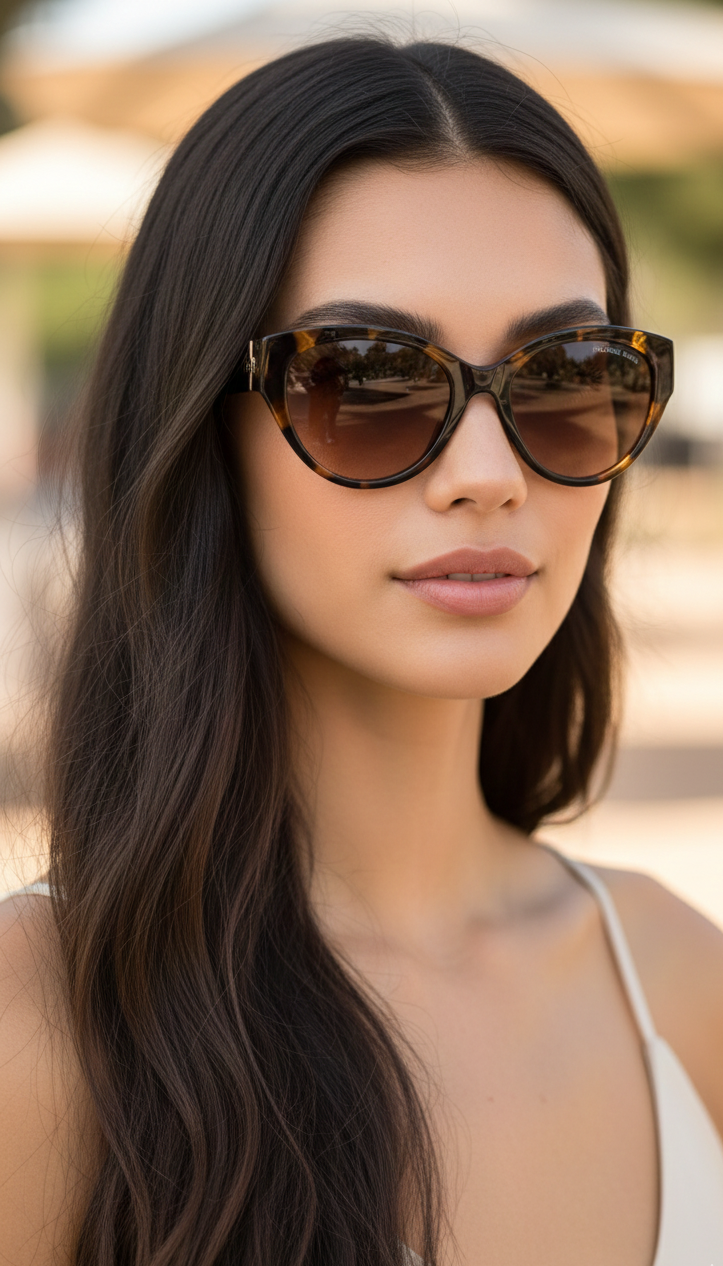 Lentes Michael Kors Apulia print cafe