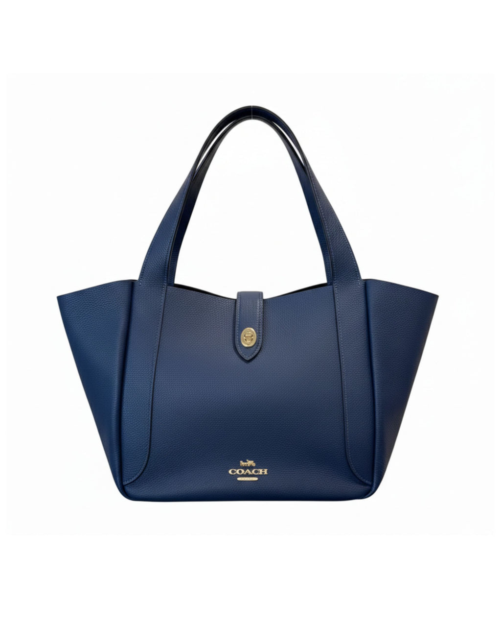 Cartera Coach Tote Azul grande