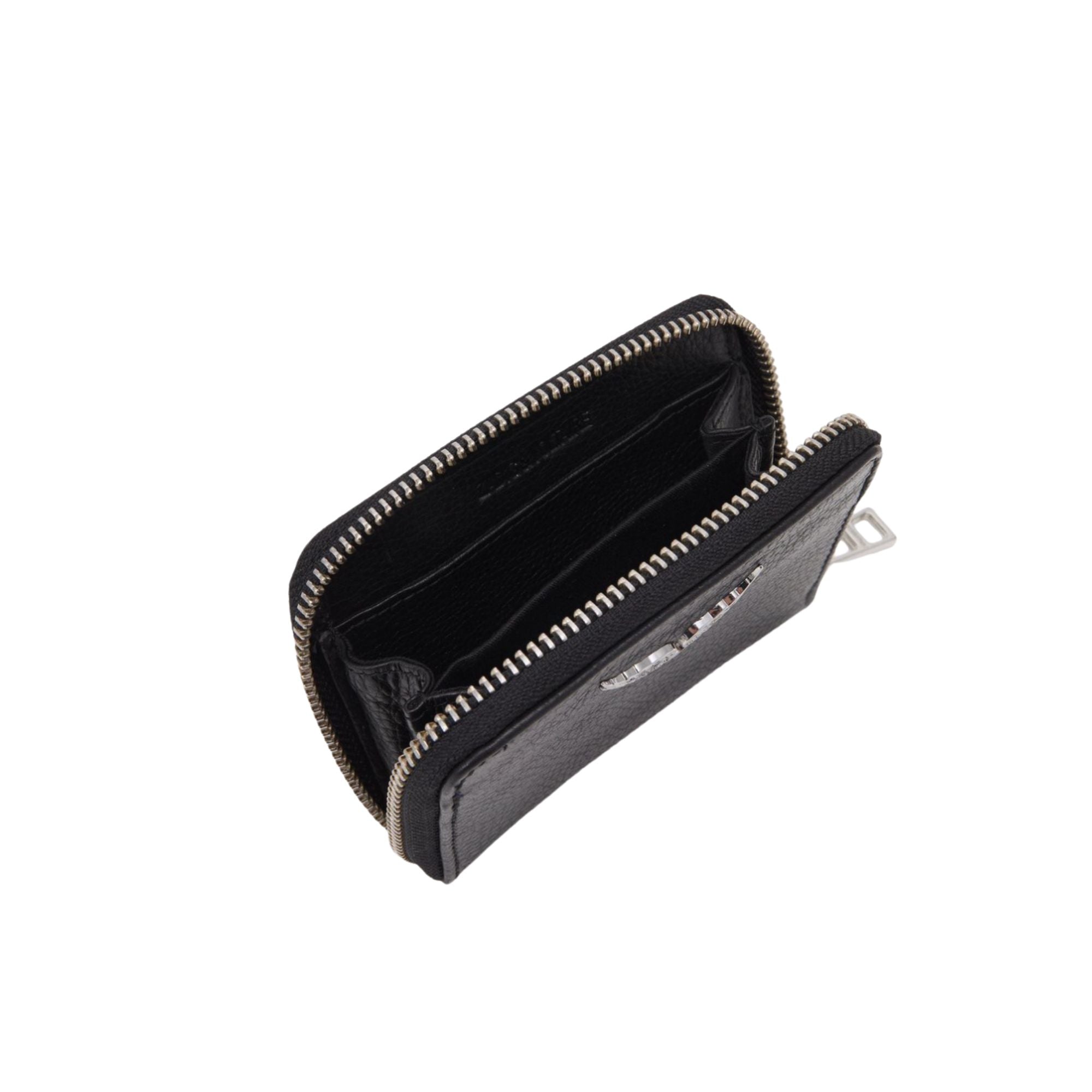Billetera Zadig et Voltaire Negro detalles plateados