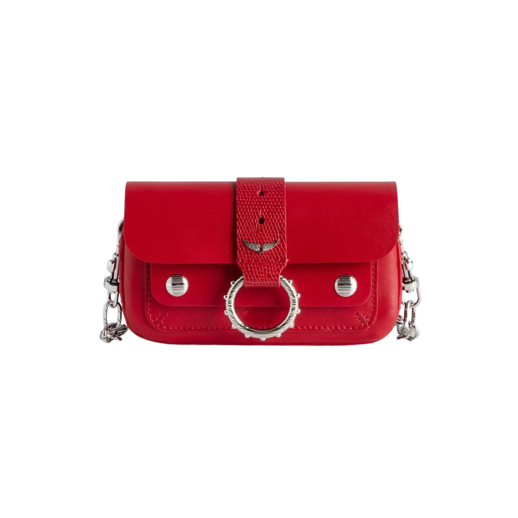 Cartera Zadig et Voltarie x Kate Moss Cuero Rojo