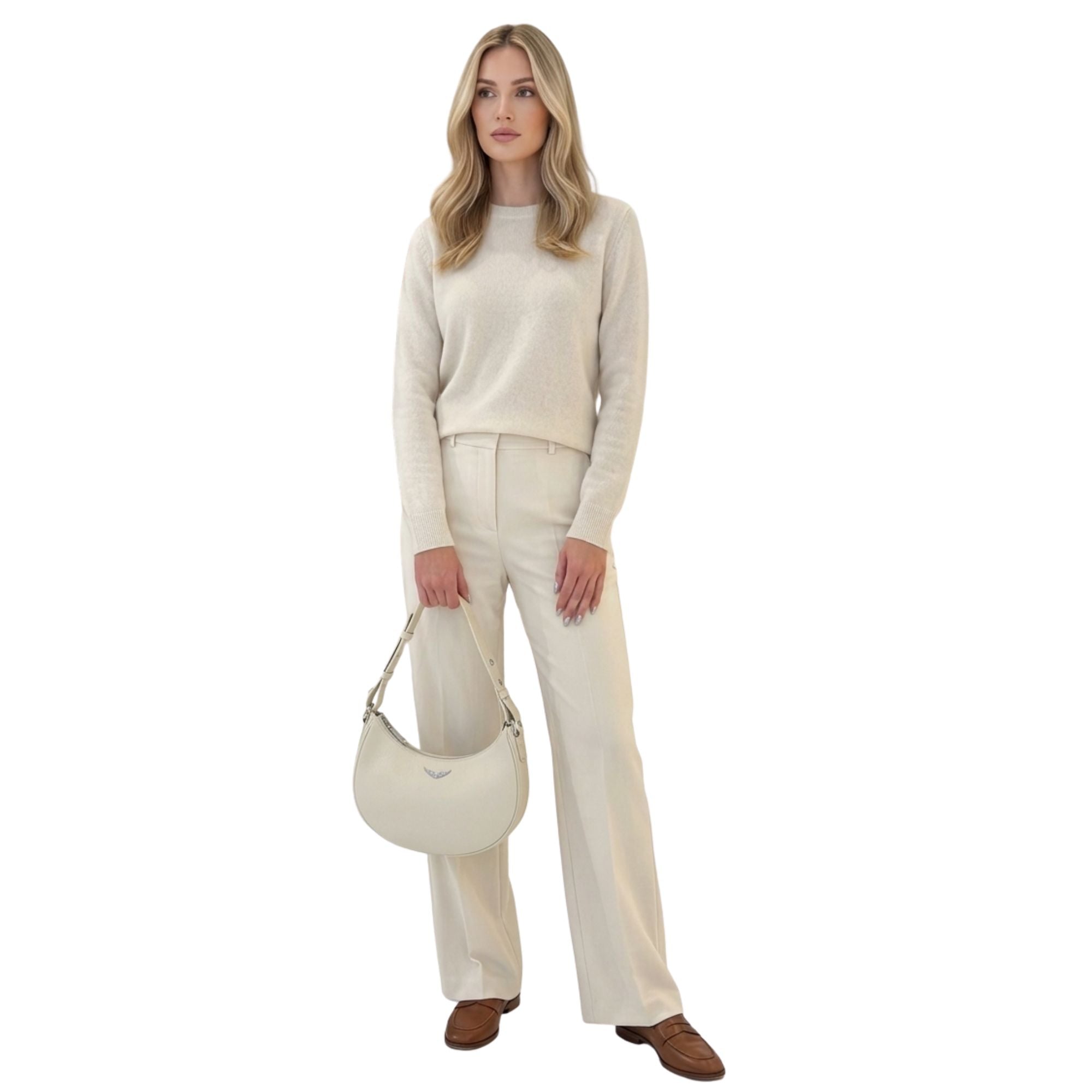 Cartera Zadig & Voltaire Moonvibe blanco