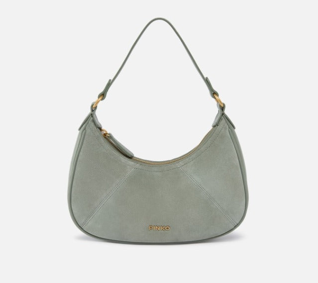 Cartera Pinko shoulderbag Suede gamuza Mediana verde