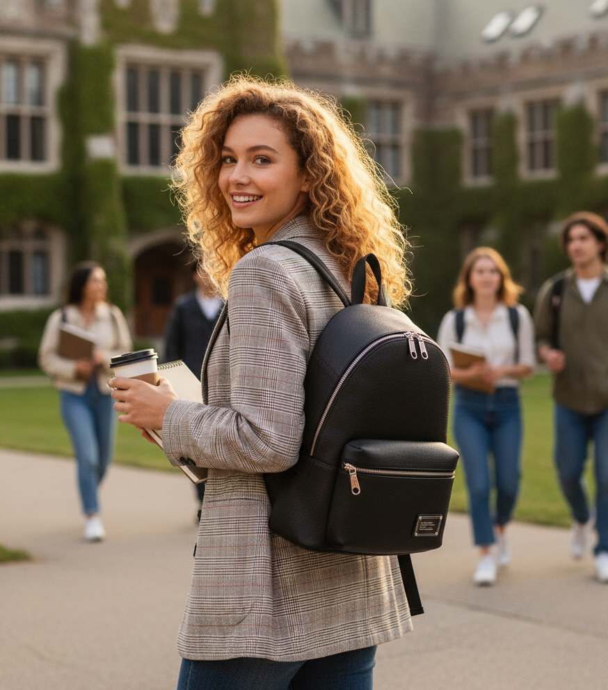 Mochila Marc Jacobs Grande Nueva coleccion cuero negra