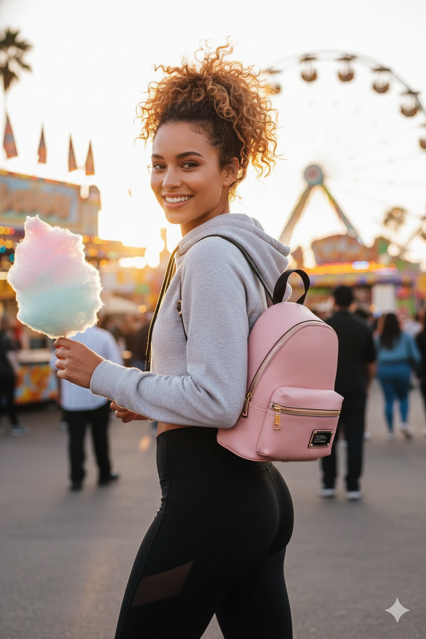 Mochila Marc Jacobs Mediana cuero Rosa