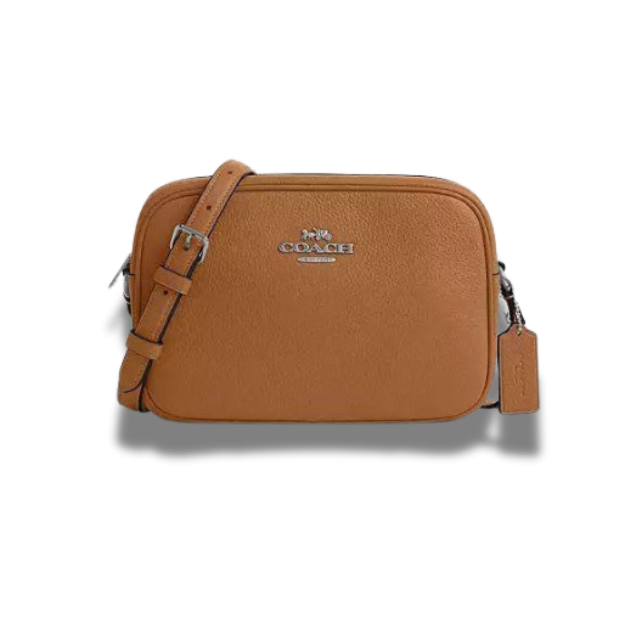 Cartera Coach Jamie Grande Cuero Camel
