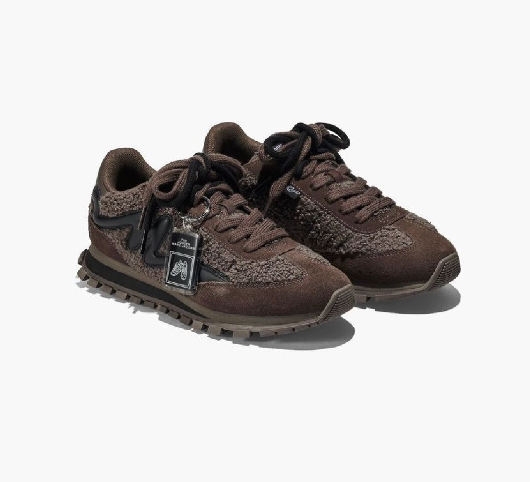 Zapatillas Marc Jacobs THE JOGGER Peludas Gris