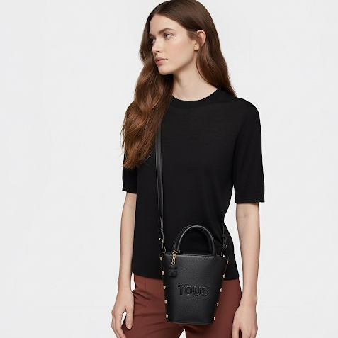 Bolso Tous Capazzo pequeño Back to basics Negro