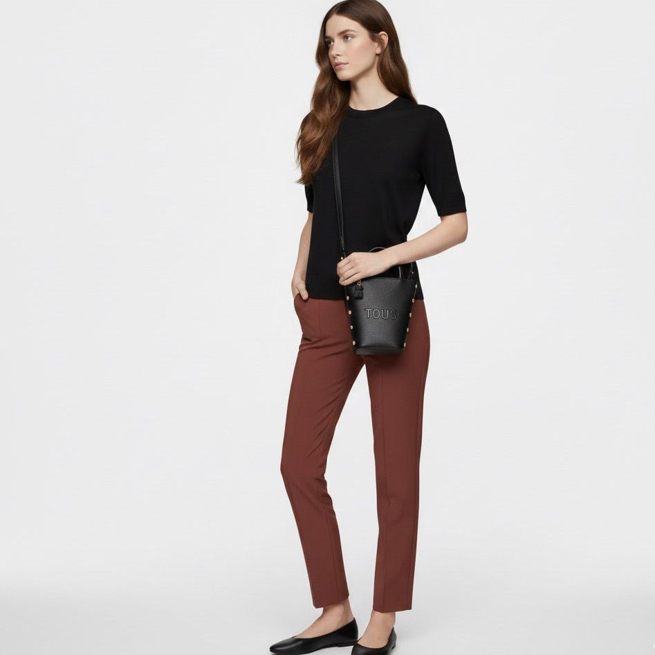 Bolso Tous Capazzo pequeño Back to basics Negro