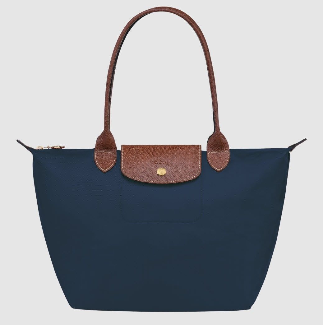 Cartera Longchamp Le Pliage M Azul Marino