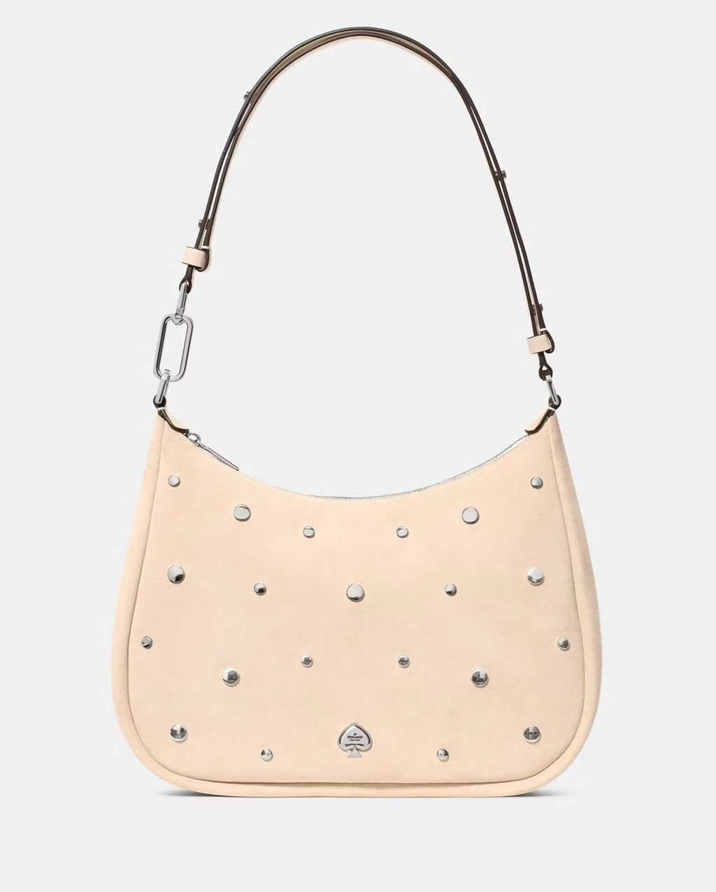 Cartera Kate Spade Kayla Large Gamuza Tachas Beige