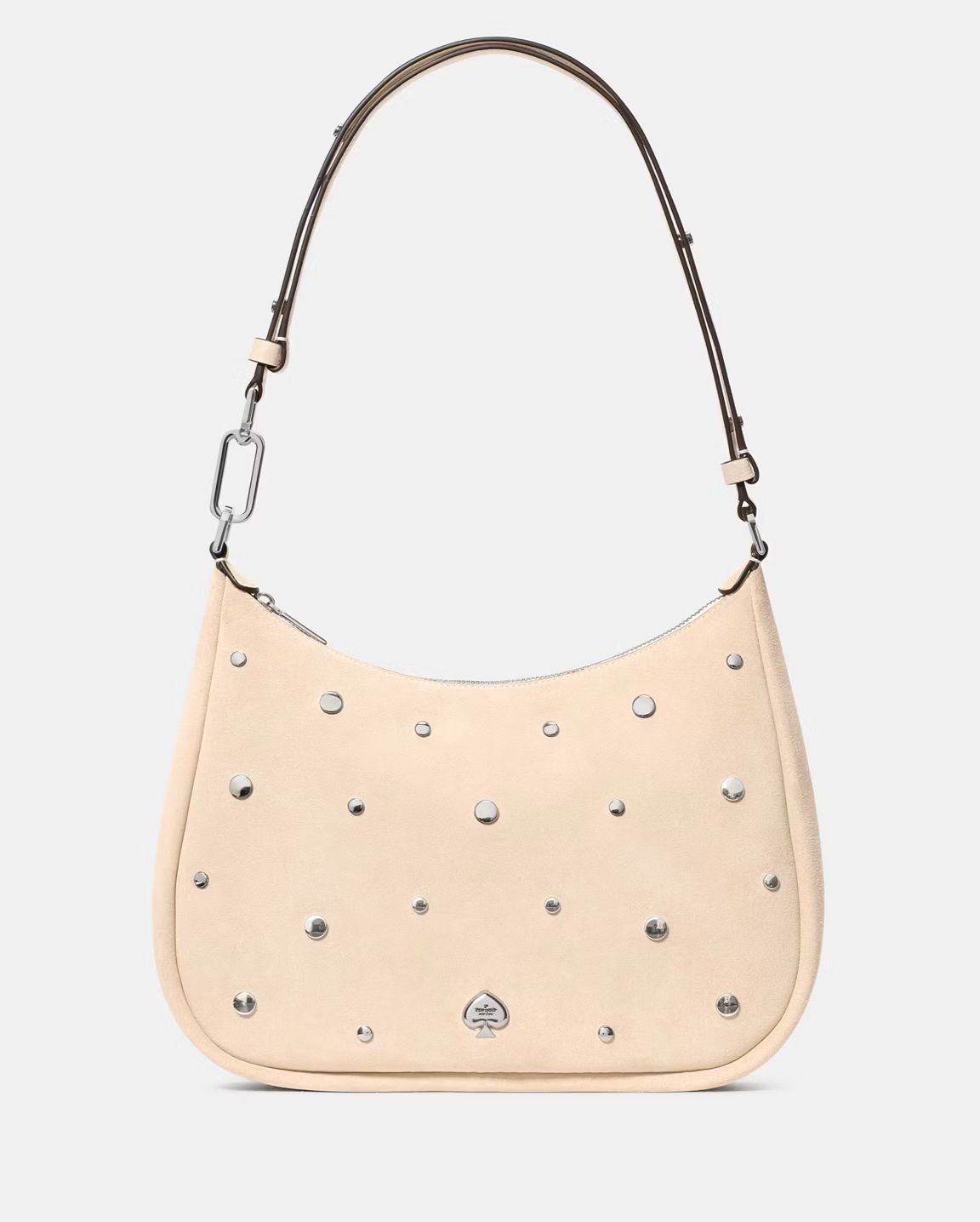 Cartera Kate Spade Kayla Large Gamuza Tachas Beige