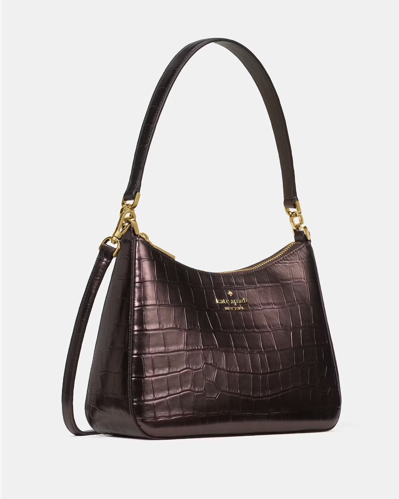 Cartera Kate Spade Margot Cocodrilo Cafe