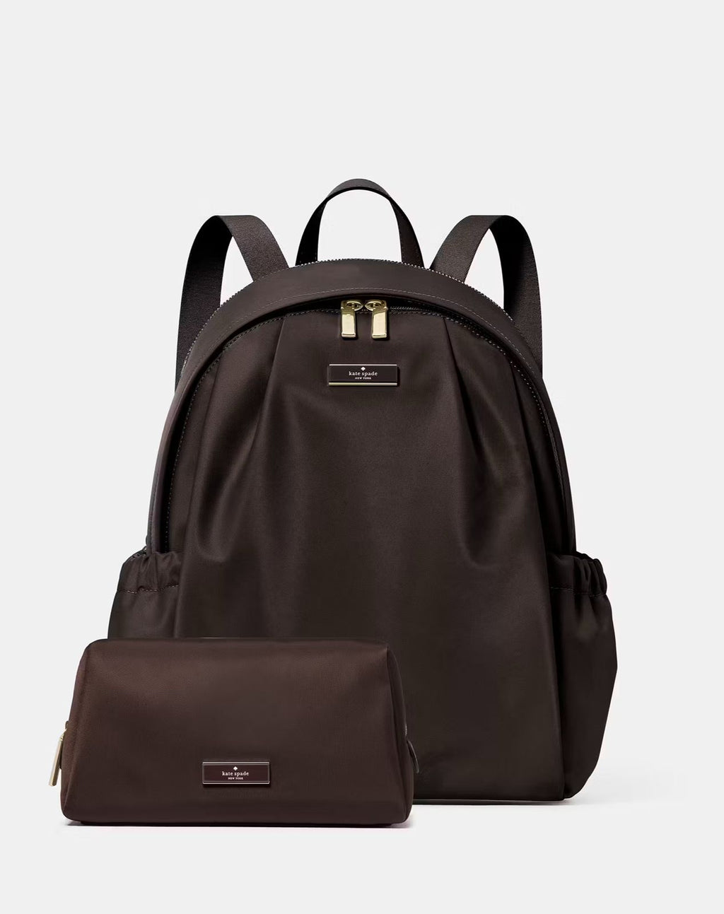 Mochila Kate spade Nylon Cafe Moro