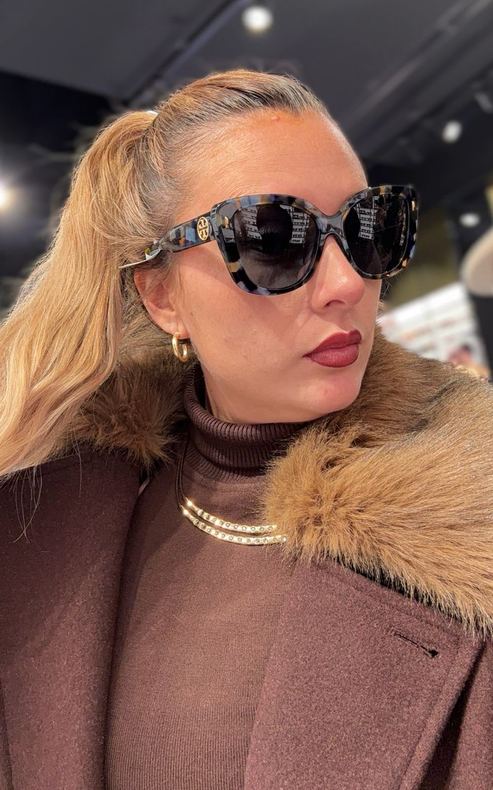 Lentes Tory Burch Azules Print