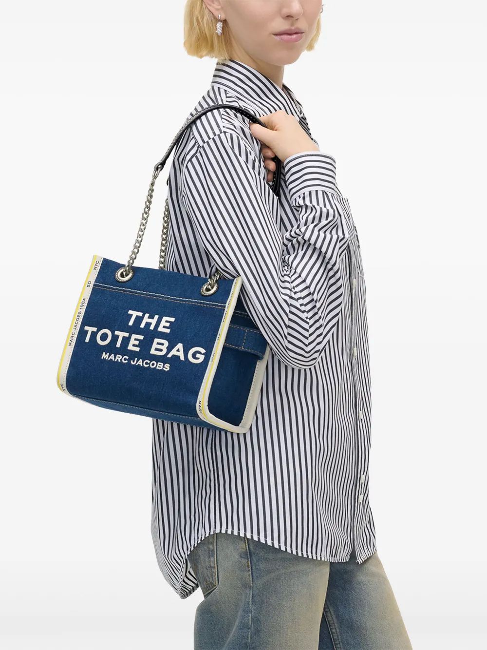 Bolso Marc Jacobs The Tote bag Small Denim