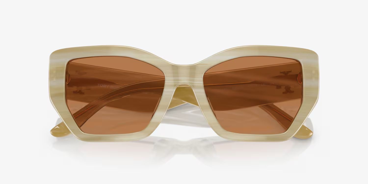 Lentes Tory burch Beige con blanco