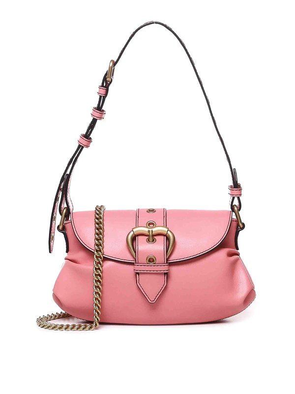 Cartera Pinko Jolene Shoulder Mini Rosa
