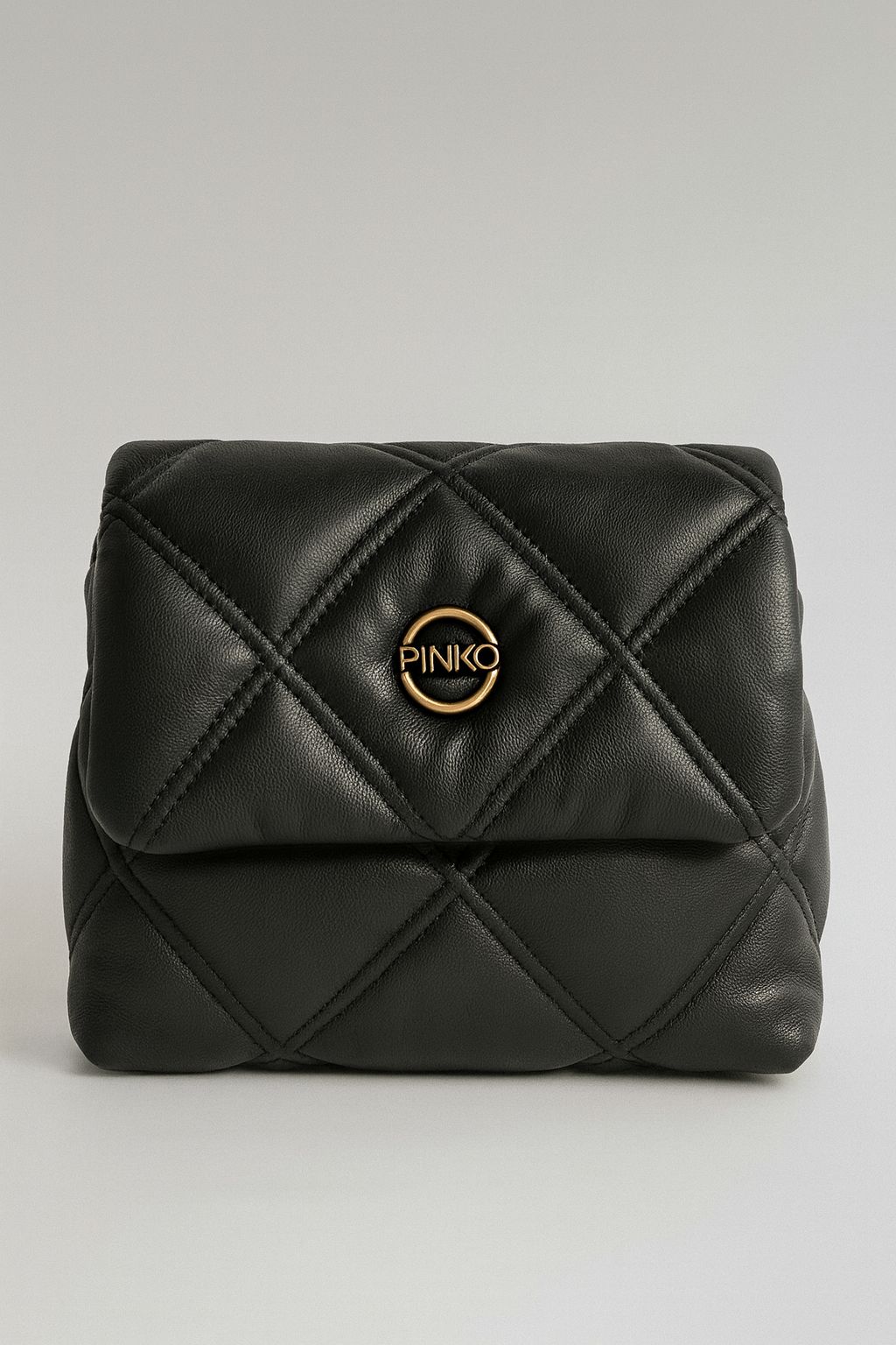 Cartera Pinko Swing Mini Acolachada Negro