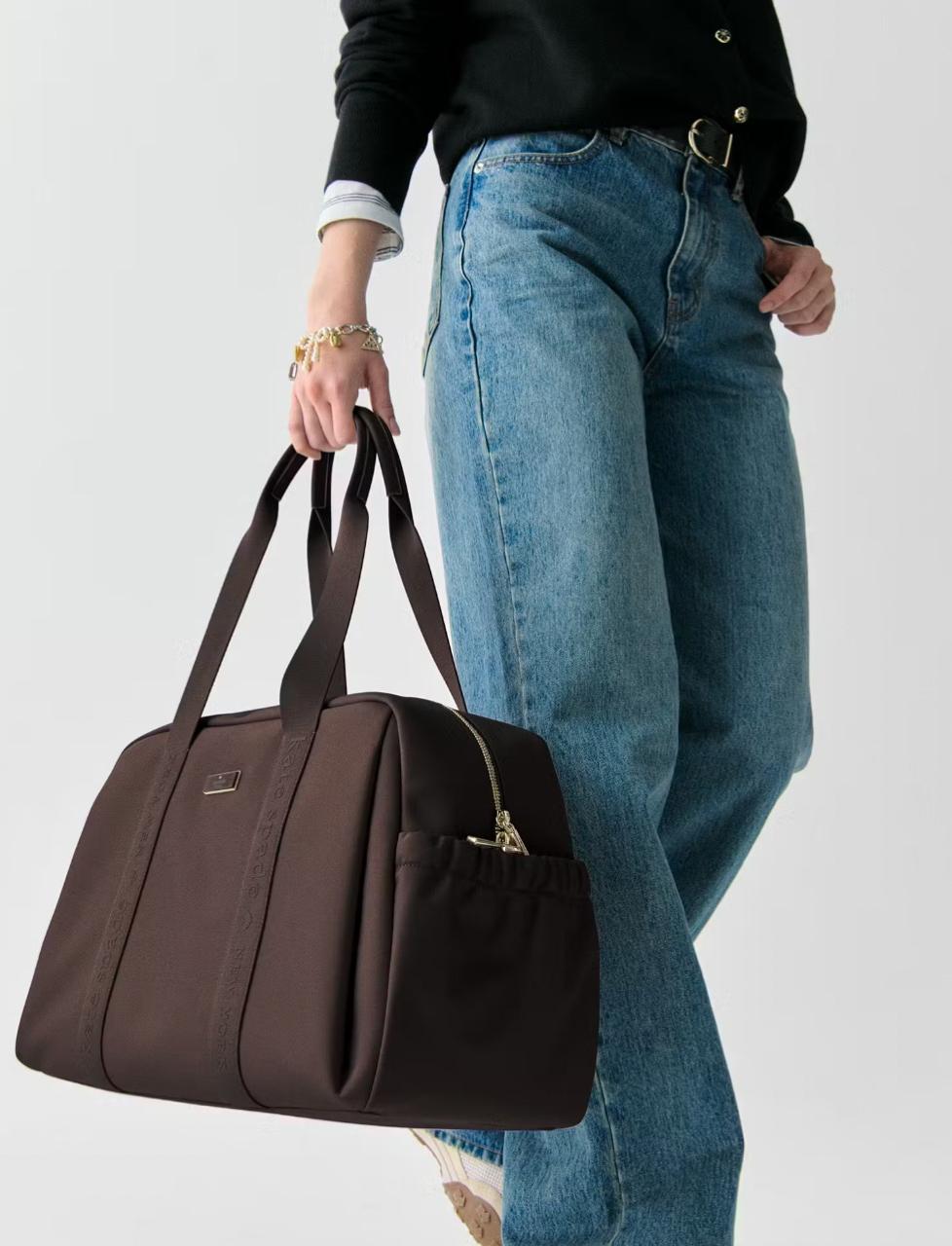 Bolso Kate Spade de viaje Chelsea grande cafe moro