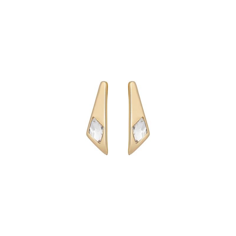 Aros Uno de 50 Oro dorado brillante blanco