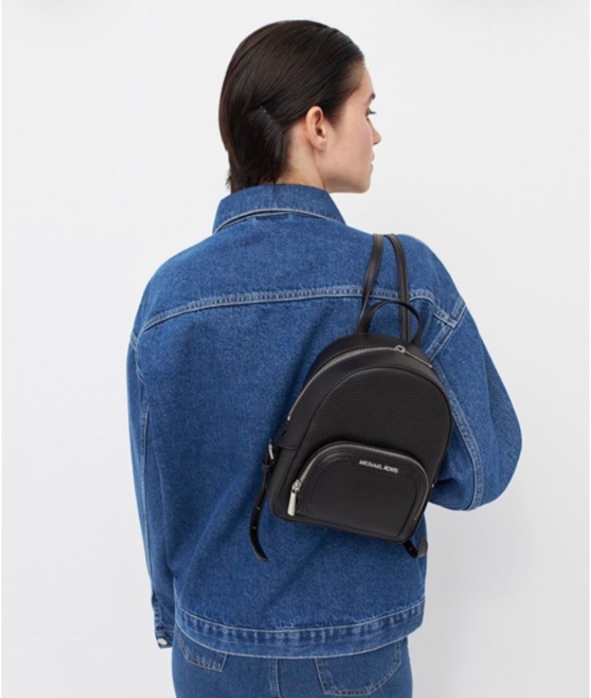 Mochila Michael Kors Crossbody Jayce Small Negro
