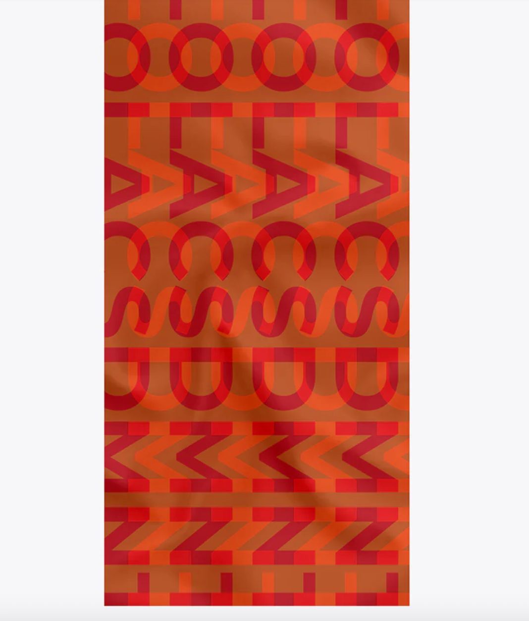 Pañuelo Lola Casademunt Largo tonos naranjo