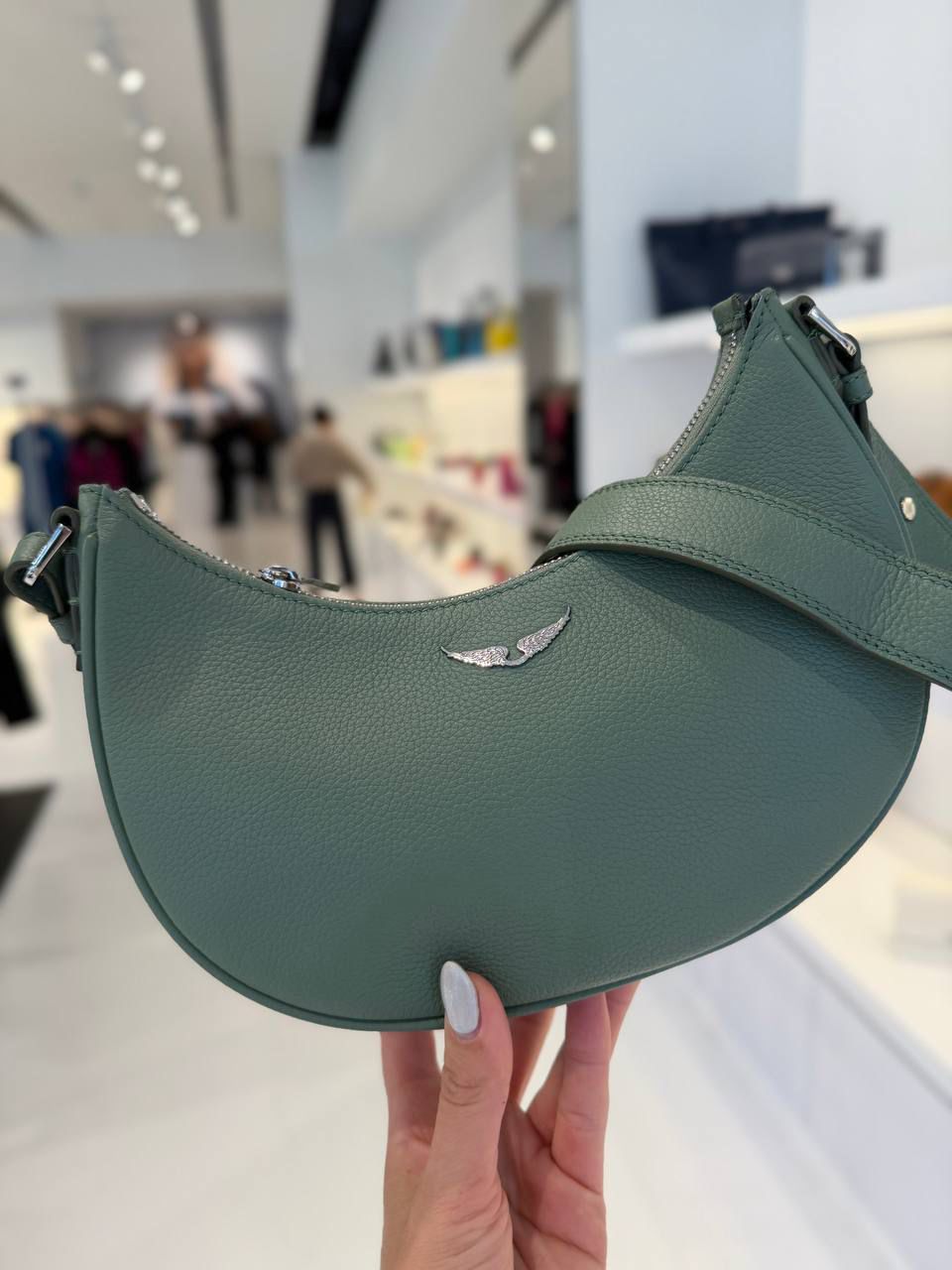 Cartera Zadig & Voltaire Moonvibe Verde