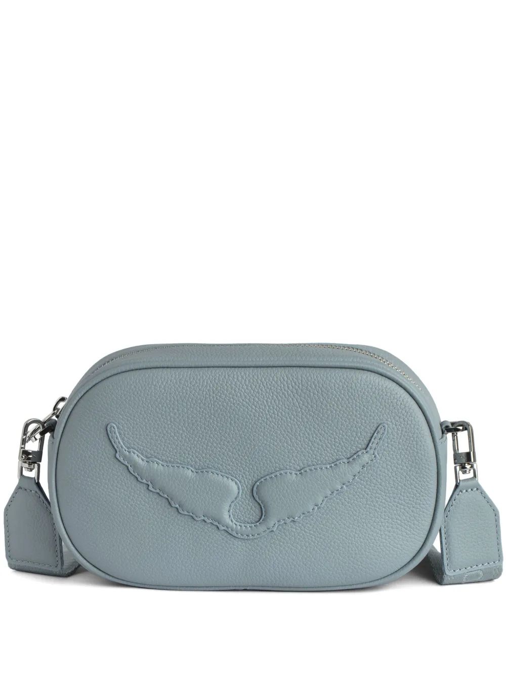 Crossbody Zadig Voltaire con porta airpods celeste