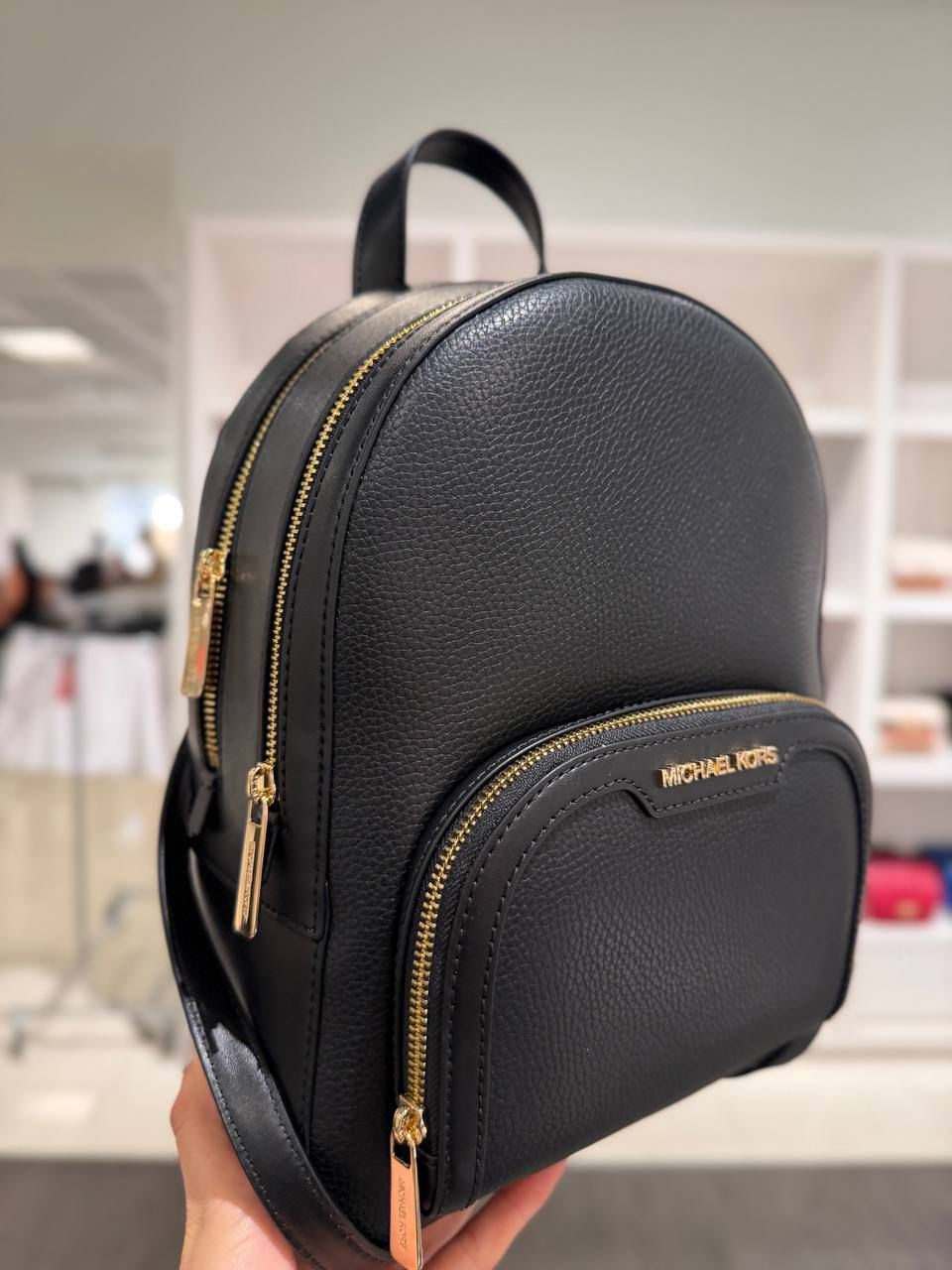 Mochila Michael Kors Jaycee Mediano Negro