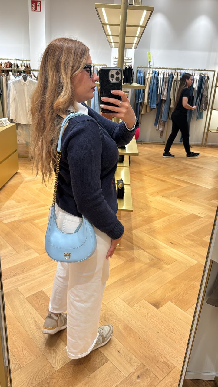 Cartera Pinko Shoulderbag hobo celeste
