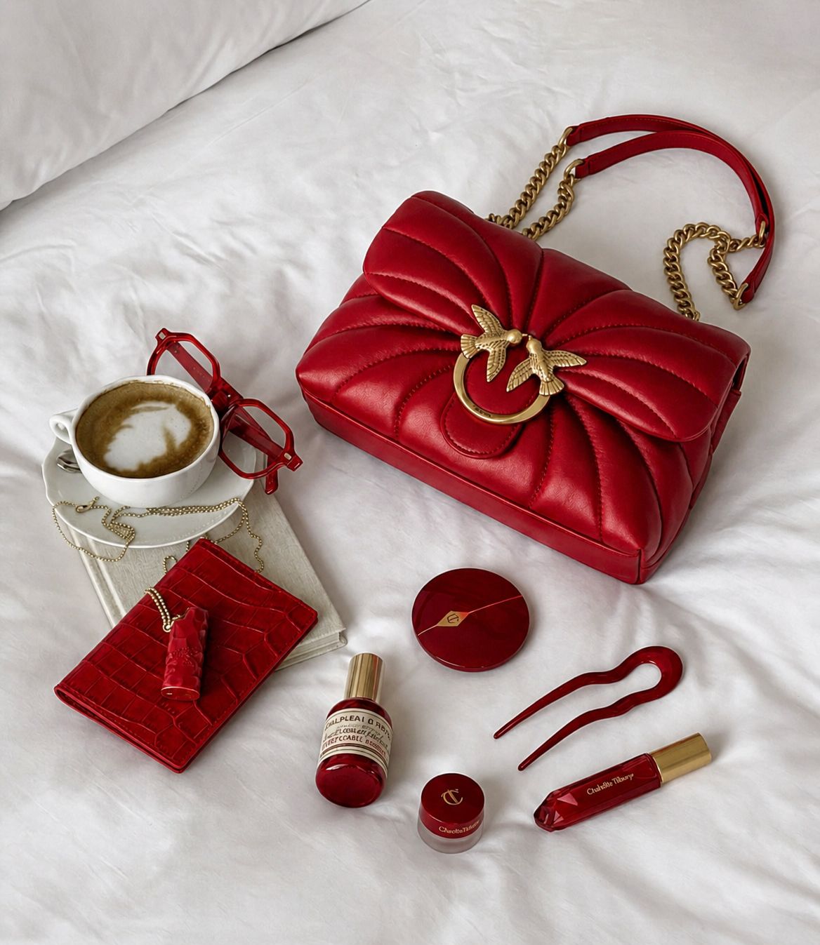 Cartera Pinko Roja