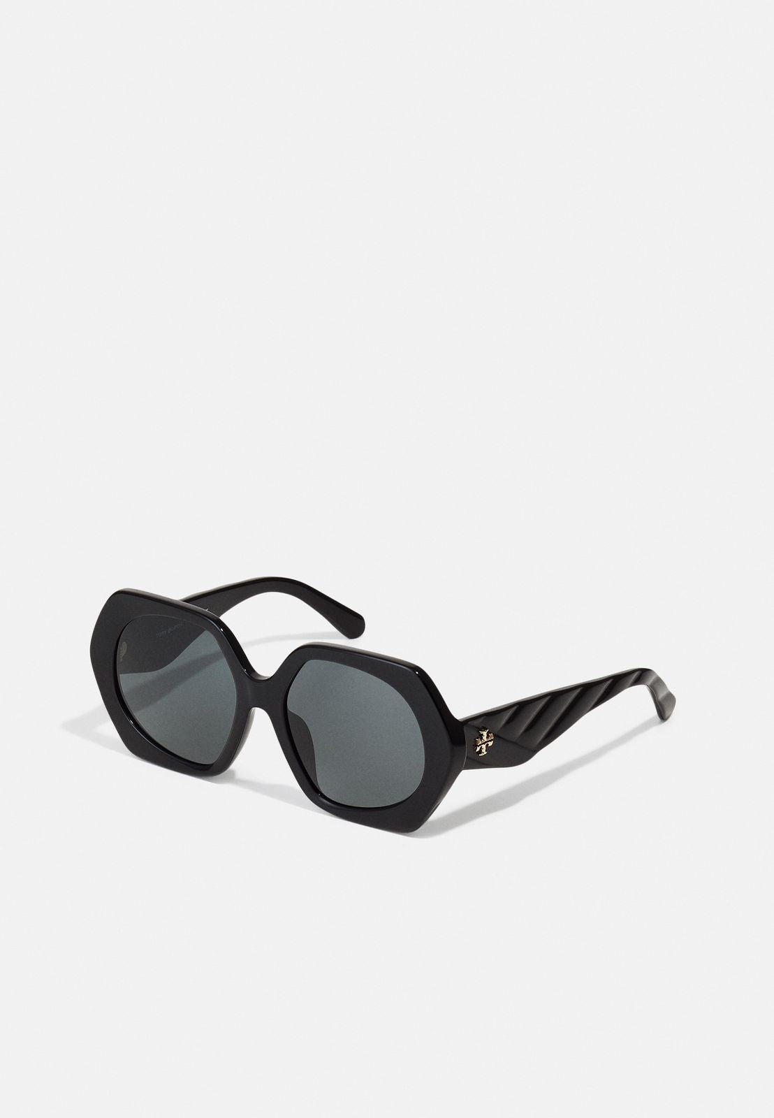 Lentes tory burch marco hexagonal negro