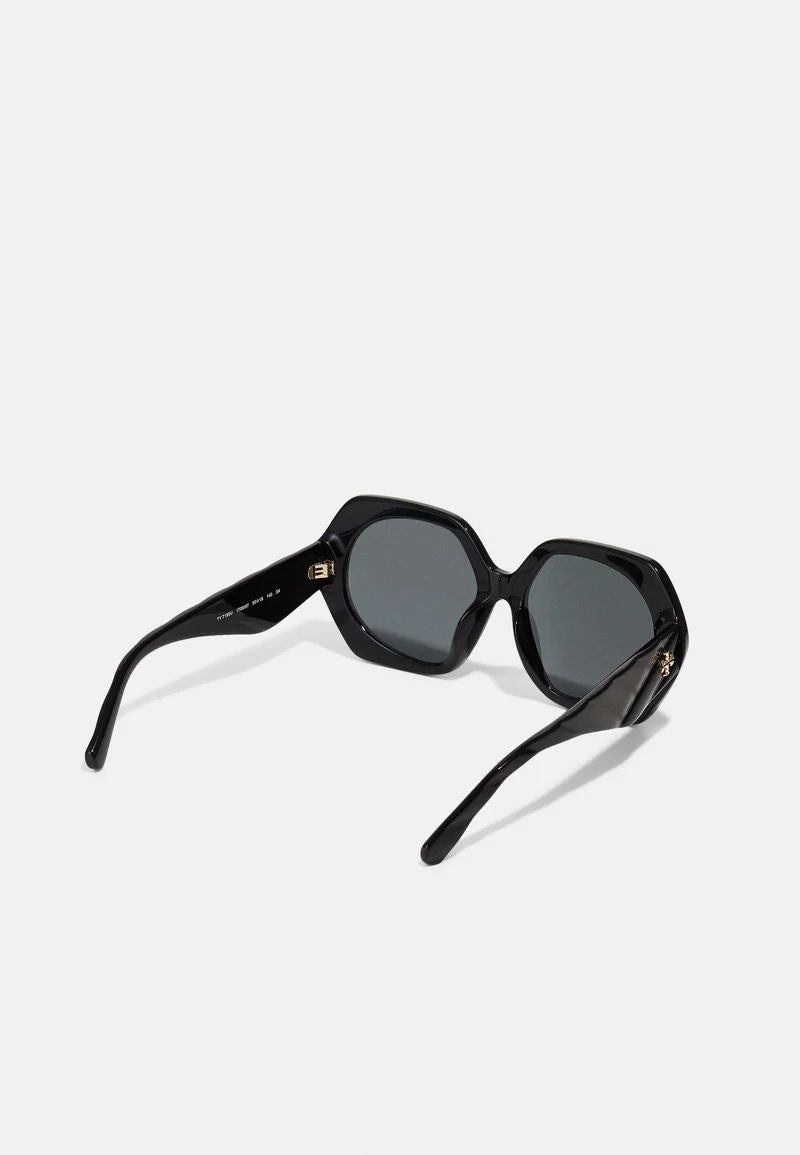 Lentes tory burch marco hexagonal negro