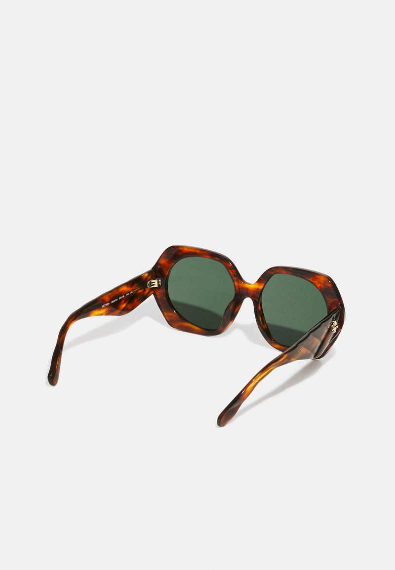 Lentes Tory Burch marco Hexagonal cheeta