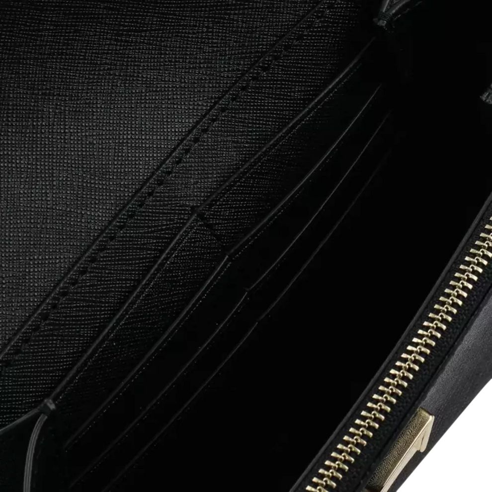 Cartera Tory Burch Emerson Chain Wallet Cuadrada negra