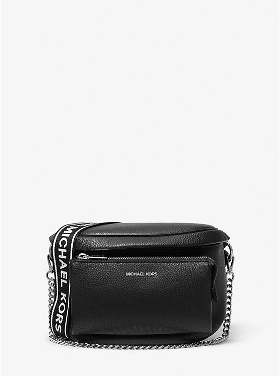 Banano Michael Kors negro detalles plateados
