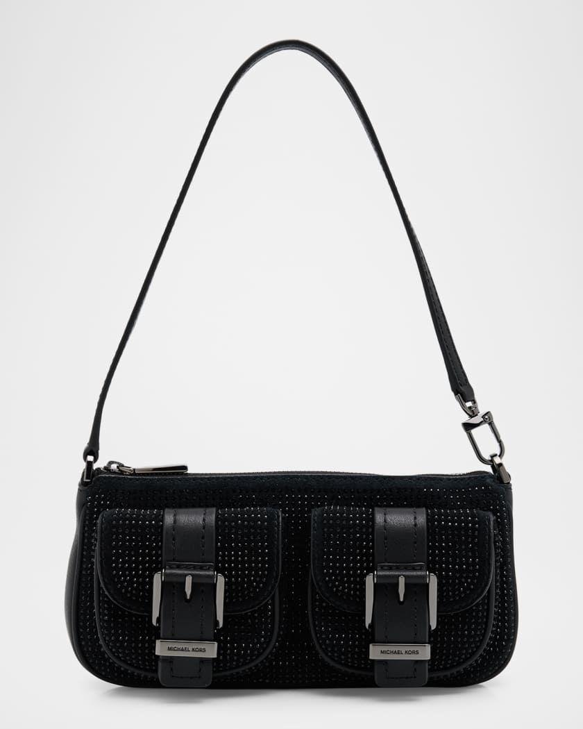 Cartera Michael Kors brillos Zoe Negro