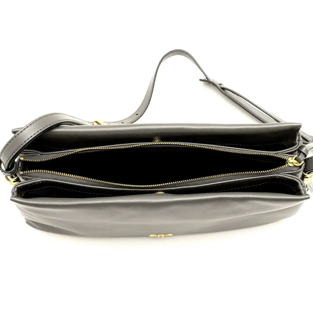 Cartera Pinko tres separaciones grande verde musgo