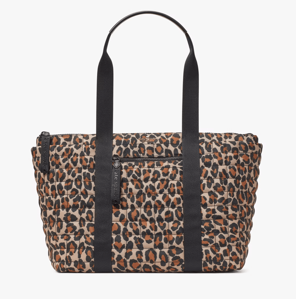 Bolso Kate Spade Tote grande de viaje Camden Spotted Animal Print