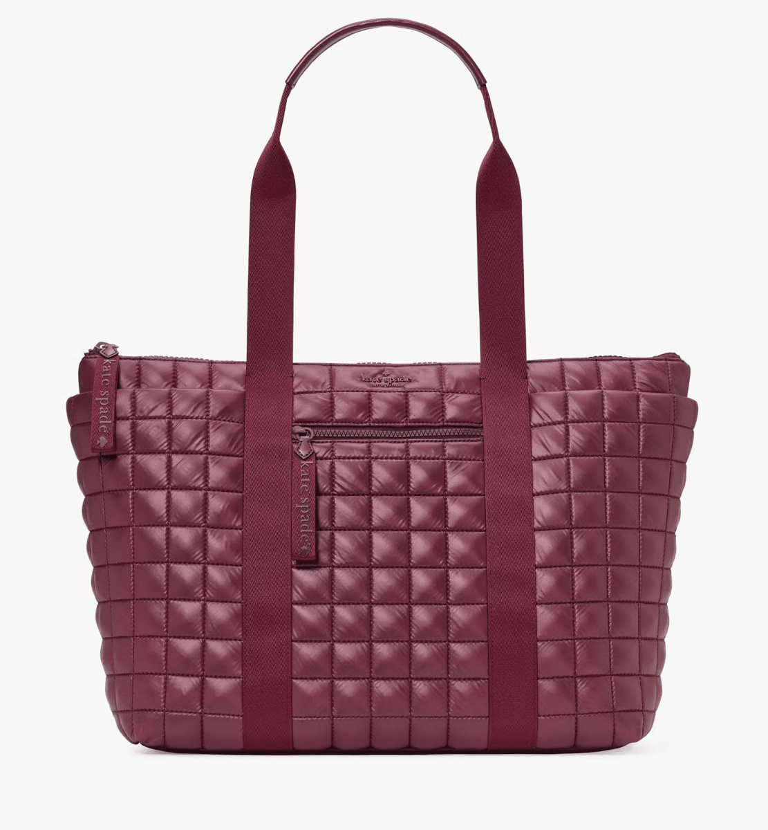 Bolso Kate Spade Tote grande de viaje Camden Burdeo