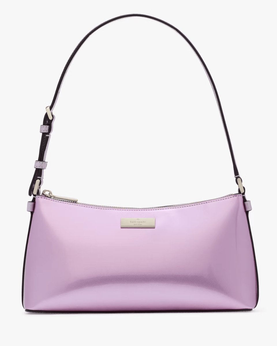 Cartera Kate Spade Kenzie Charol Rosado Pálido